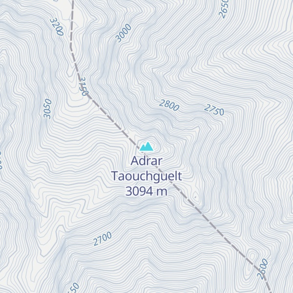 Map of Adrar Taouchguelt