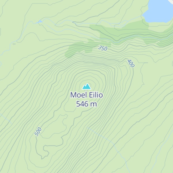 Map of Moel Eilio