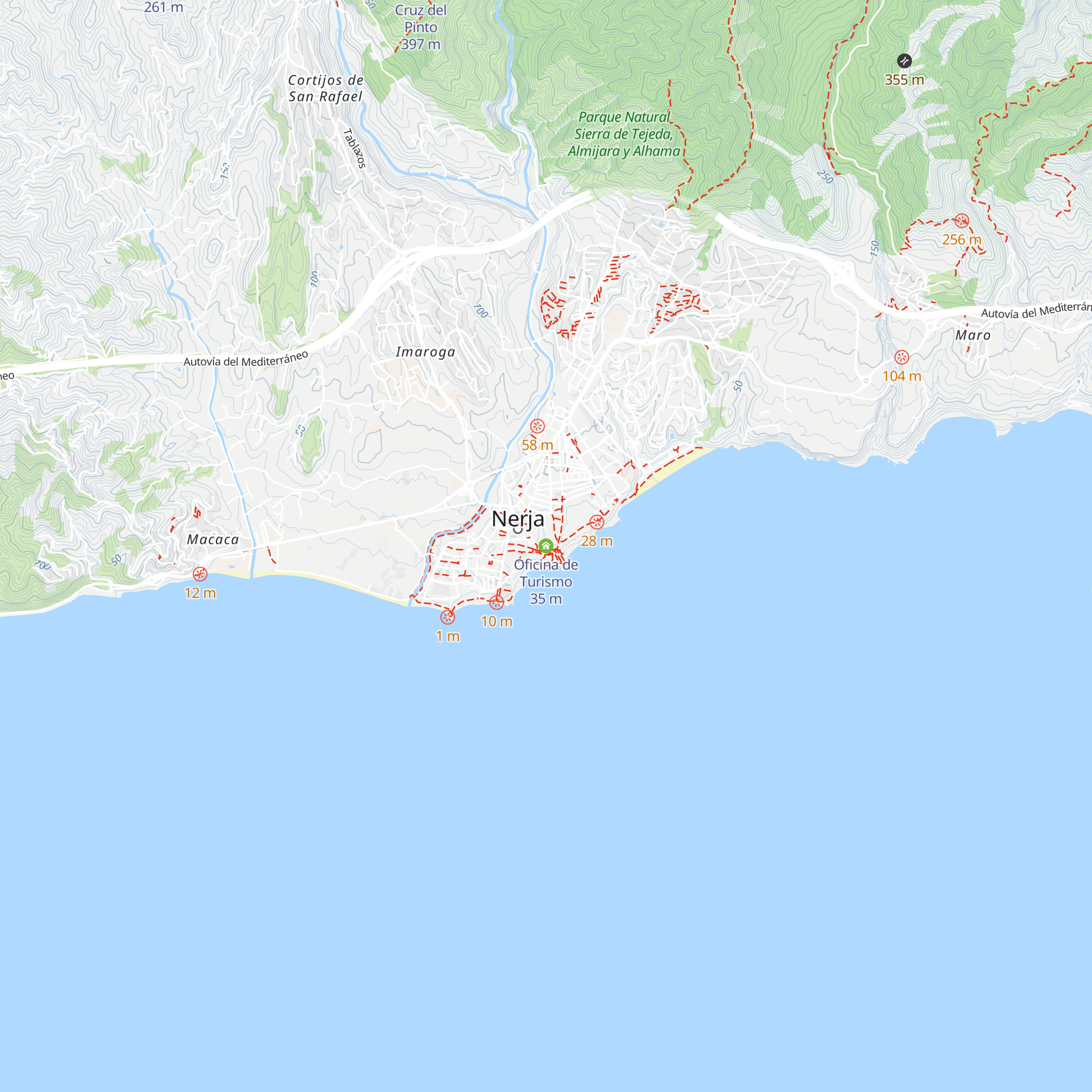 Oficina de Turismo map