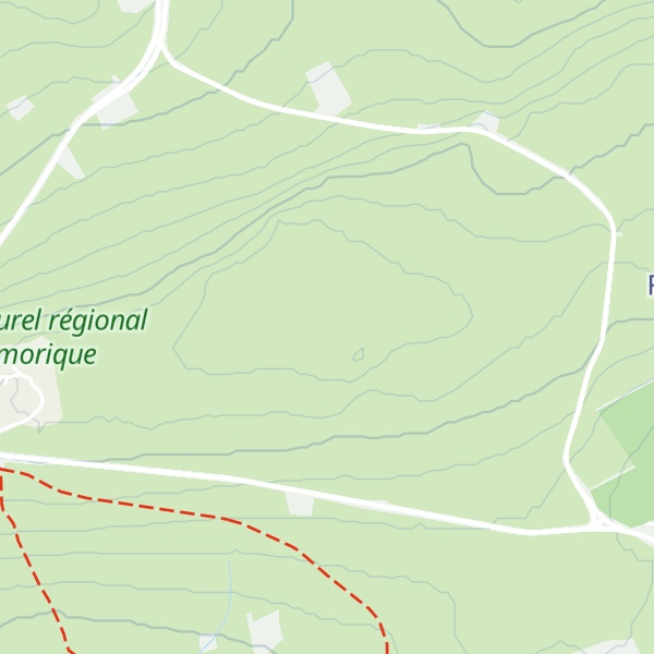 Map of Roc'h Trédudon