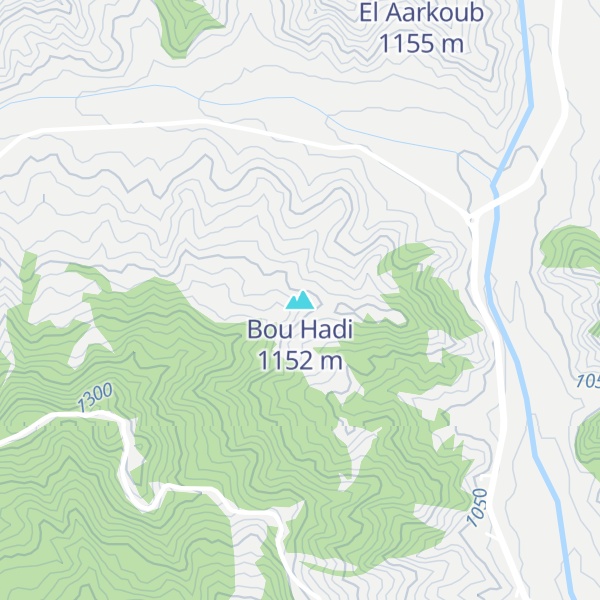 Map of Bou Hadi