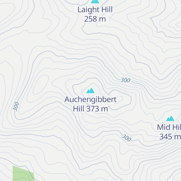 Map of Auchengibbert Hill