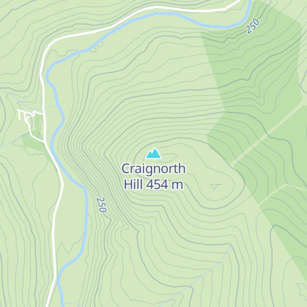 Map of Craignorth Hill
