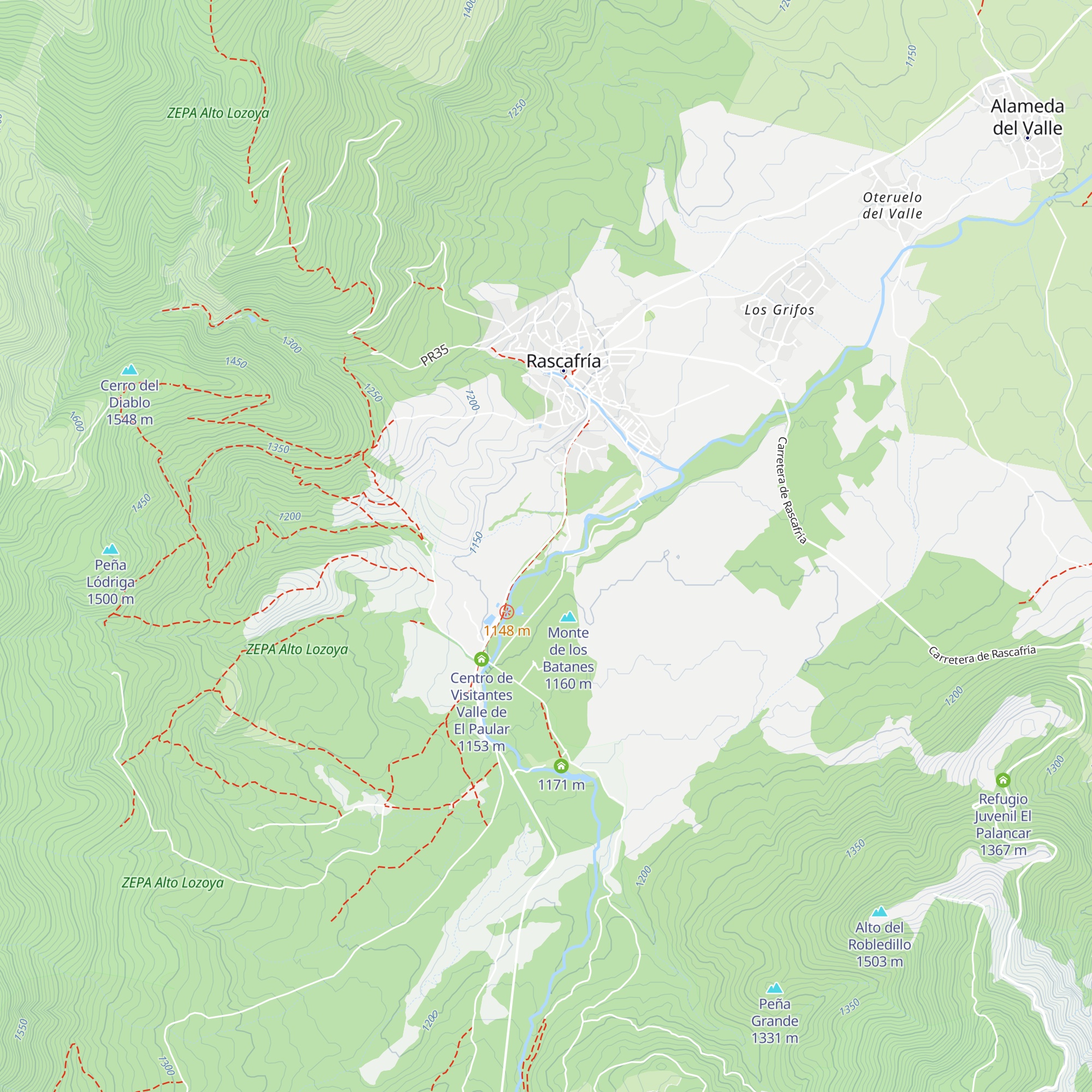 Resguardo La Cañada map
