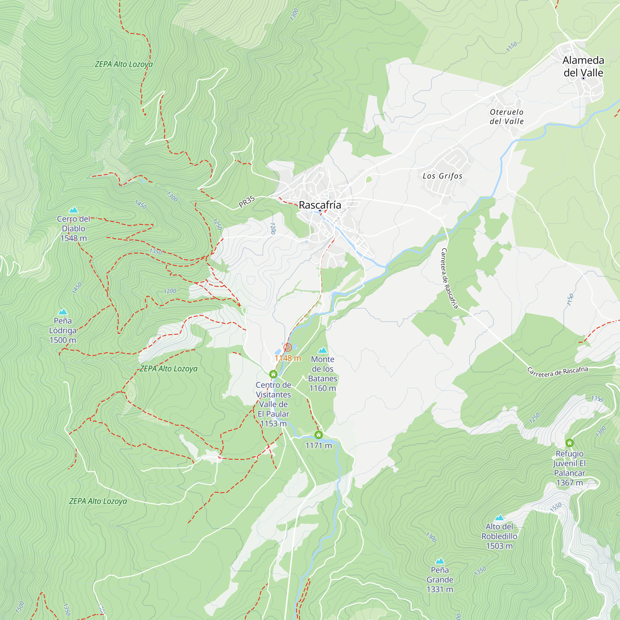 Resguardo La Cañada map