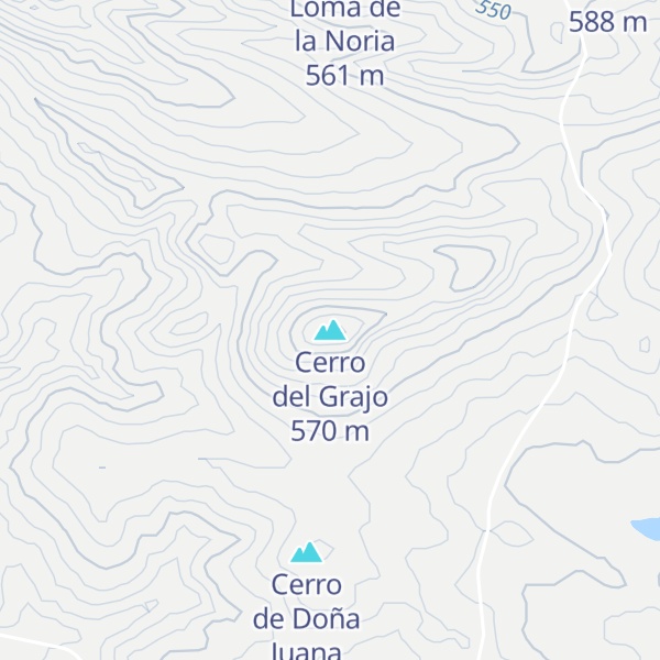 Map of Cerro del Grajo