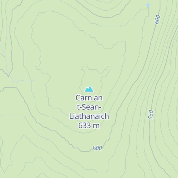 Map of Carn an t-Sean-Liathanaich