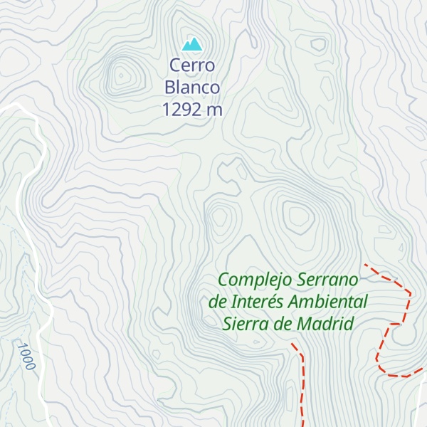 Map of Cerro Lobo