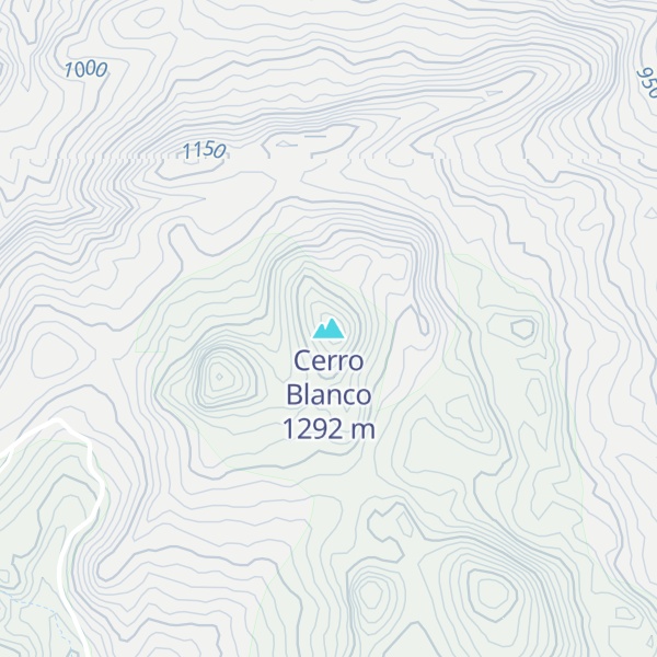 Map of Cerro Blanco