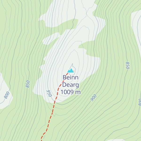 Map of Beinn Dearg