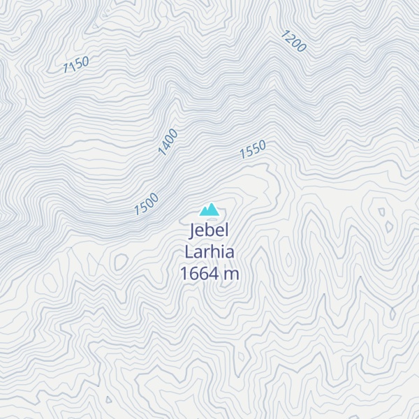 Map of Jebel Larhia