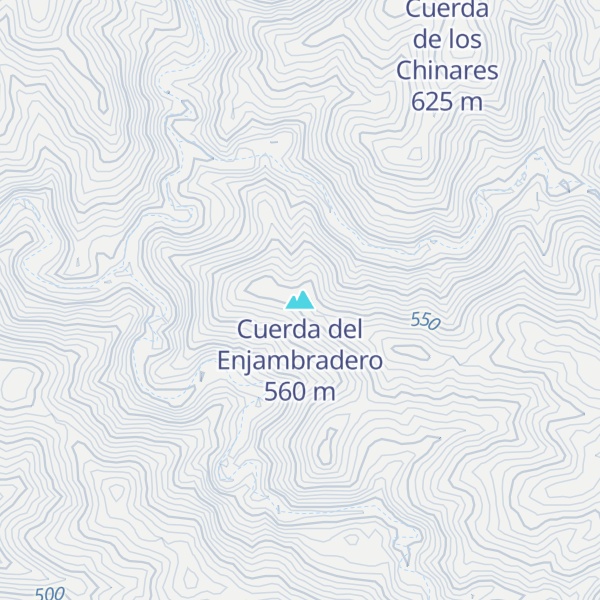 Map of Cuerda del Enjambradero