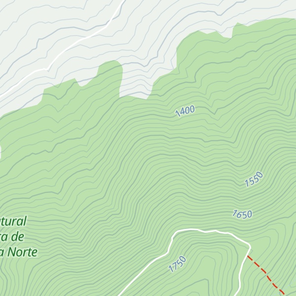 Map of Peña del Sombrero