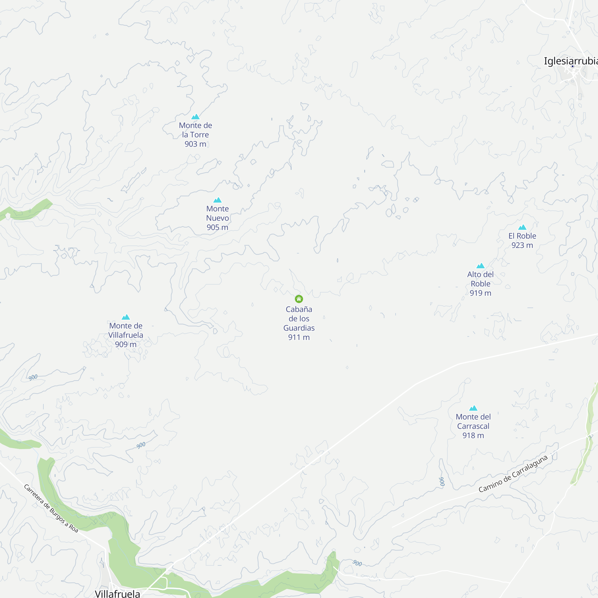 Cabaña de los Guardias map