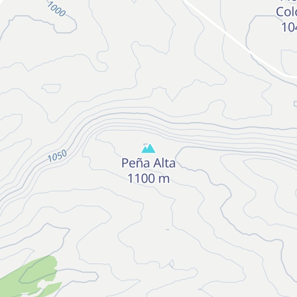 Map of Peña Alta