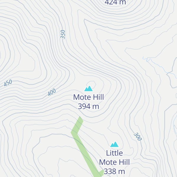 Map of Mote Hill