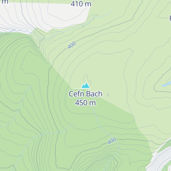 Map of Cefn Bach