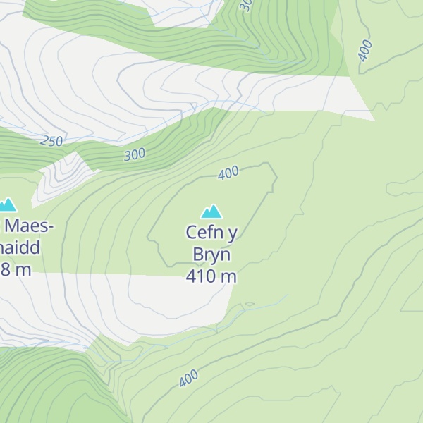 Map of Cefn y Bryn