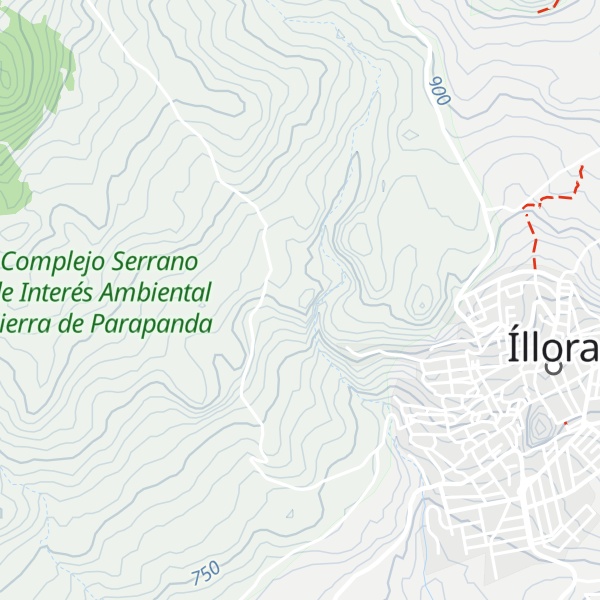 Map of Cerro Joaquín