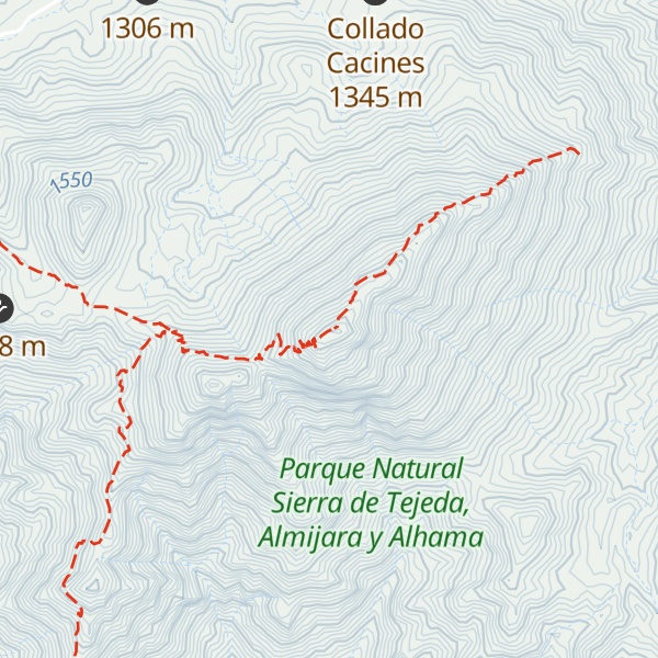 Map of Cerro Lucero