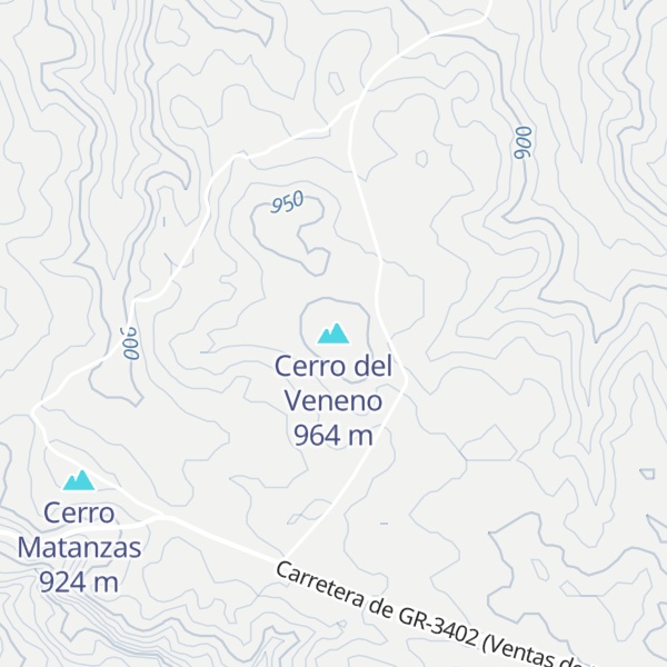 Map of Cerro del Veneno