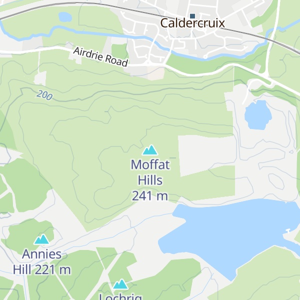 Map of Moffat Hills