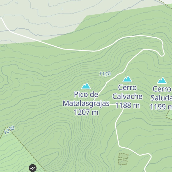 Map of Pico de Matalasgrajas