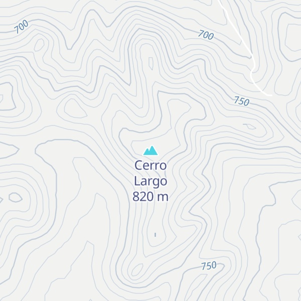 Map of Cerro Largo