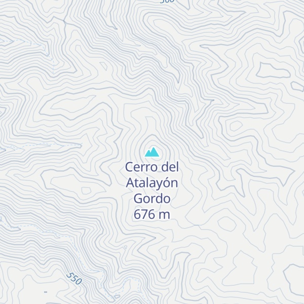 Map of Cerro del Atalayón Gordo