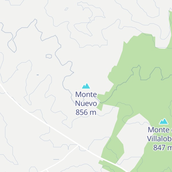 Map of Monte Nuevo