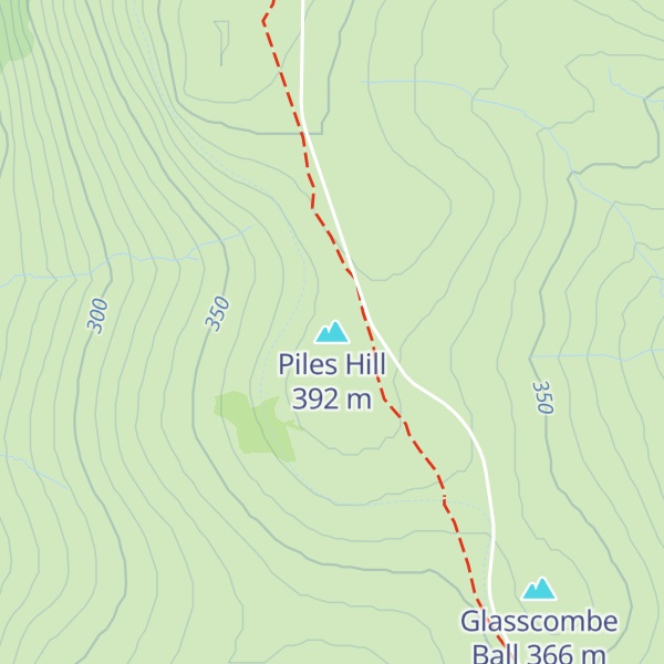 Map of Piles Hill