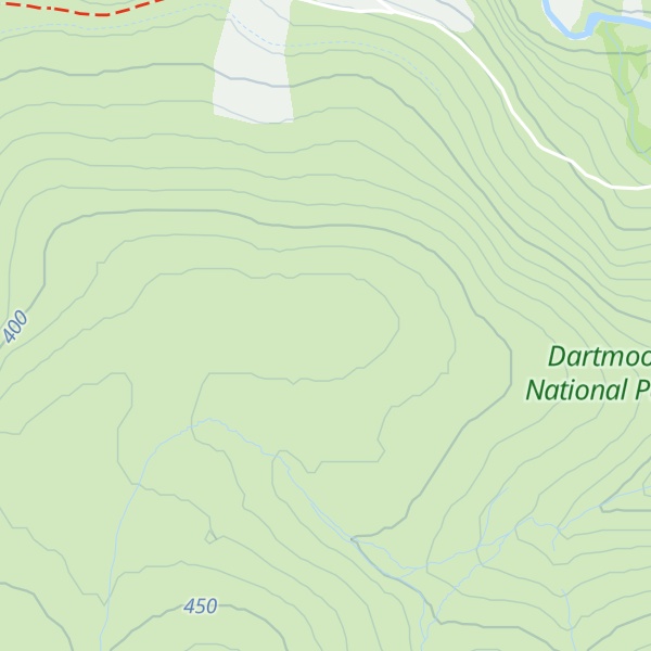 Map of Down Ridge