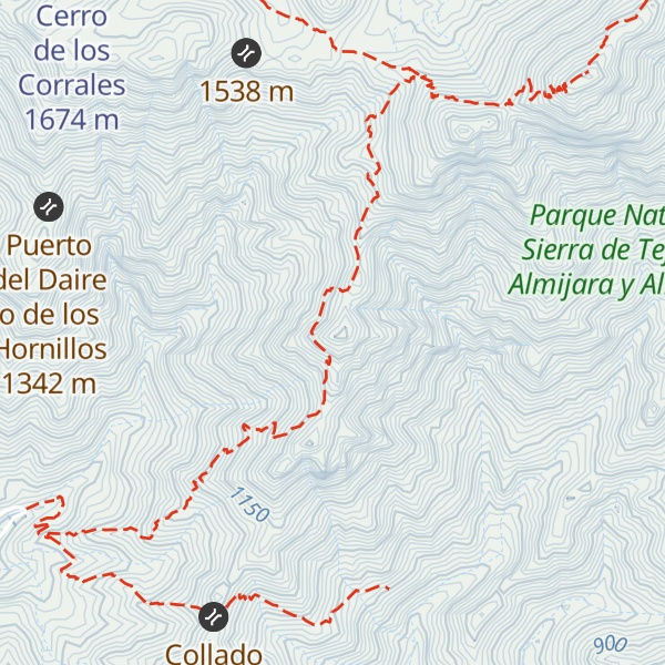 Map of Cerro de los Bojes