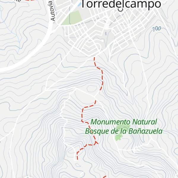 Map of Cerro de Santa Ana