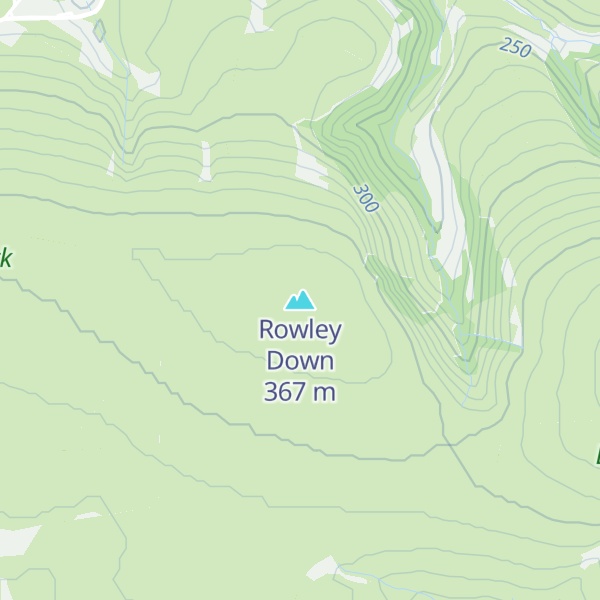 Map of Rowley Down