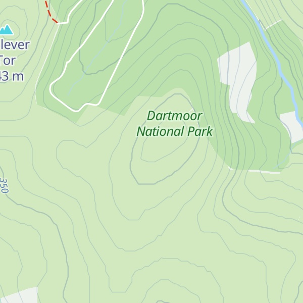 Map of Laughter Tor