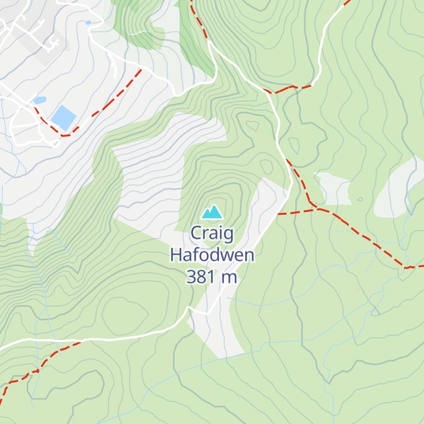 Map of Craig Hafodwen
