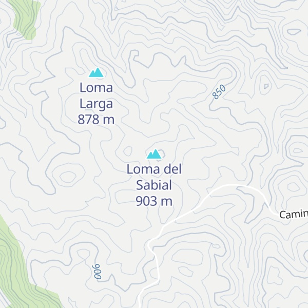 Map of Loma del Sabial