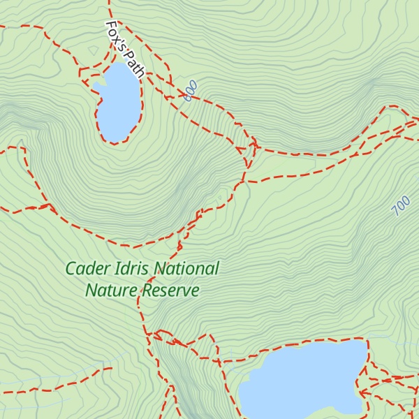 Map of Cadair Idris