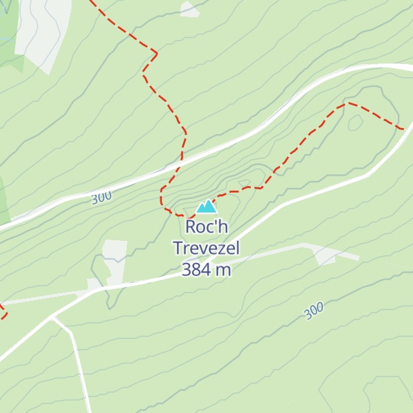 Map of Roc'h Trevezel