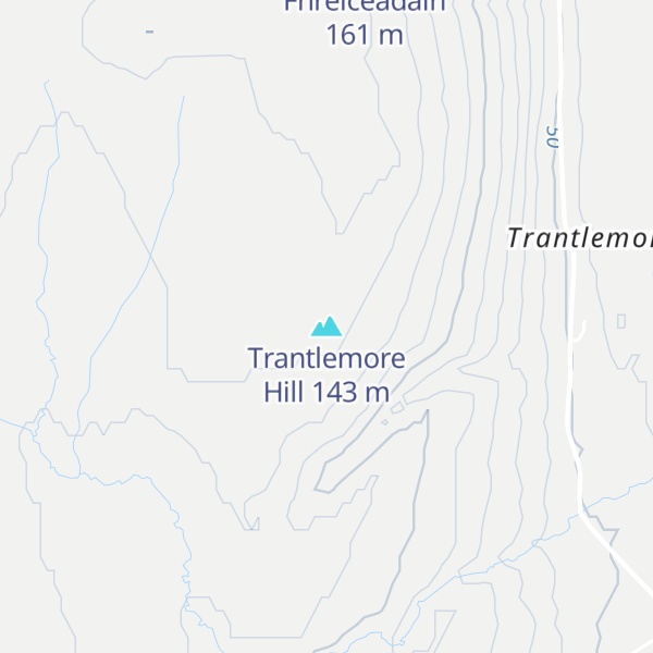 Map of Trantlemore Hill