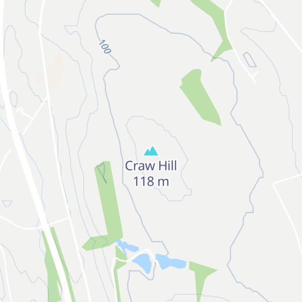 Map of Craw Hill