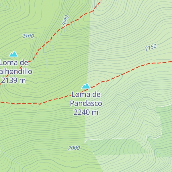 Map of Loma de Pandasco