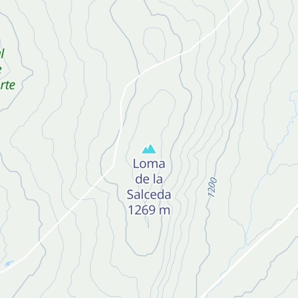 Map of Loma de la Salceda