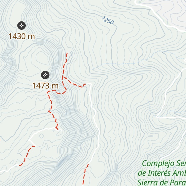 Map of Cañada Honda