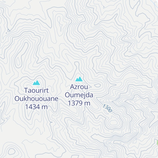 Map of Azrou Oumejda
