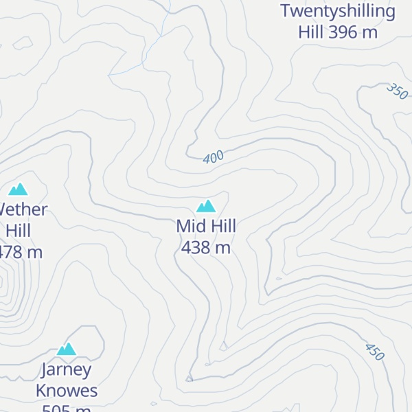 Map of Mid Hill
