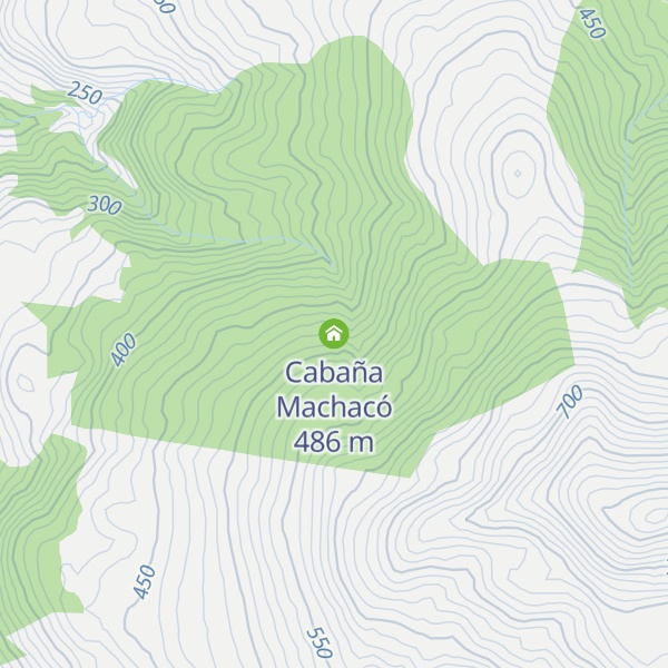 Map of Cabaña Machacó