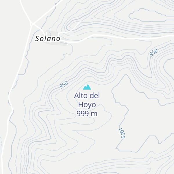 Map of Alto del Hoyo