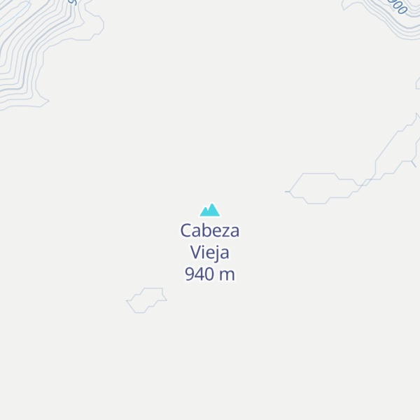 Map of Cabeza Vieja